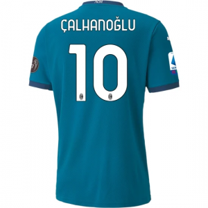 Koszulka AC Milan Hakan Calhanoglu 10 Trzeci 2020/2021 – Krótki Rękaw