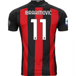 Koszulka AC Milan Zlatan Ibrahimović 11 Główna 2020/2021 – Krótki Rękaw
