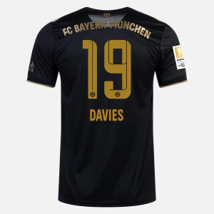 Koszulka Bayern Monachium Alphonso Davies 19 Precz  2021/22 – Krótki Rękaw