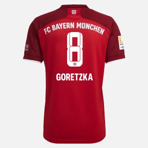 Koszulka Bayern Monachium Leon Goretzka 8 Główna 2021/22 – Krótki Rękaw