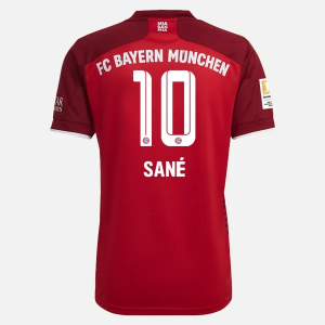 Koszulka Bayern Monachium Leroy Sane 10 Główna  2021/22 – Krótki Rękaw
