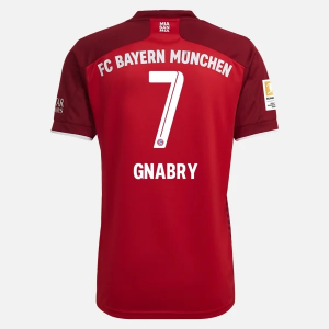 Koszulka Bayern Monachium Serge Gnabry 7 Główna 2021/22 – Krótki Rękaw