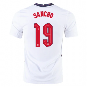 Koszulka Anglia Jadon Sancho 19 Główna Mistrzostwa Europy 2020 – Krótki Rękaw