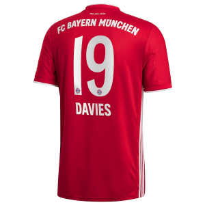 Koszulka Bayern Monachium Alphonso Davies 19 Główna 2020/2021 – Krótki Rękaw