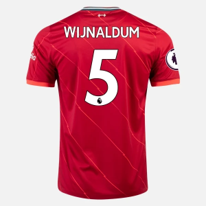 Koszulka Liverpool FC FC Gioginio Wijnaldum 5 Główna 2021/22 – Krótki Rękaw