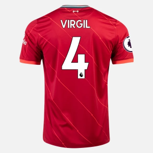 Koszulka Liverpool Virgil van Dijk 4 Główna 2021/22 – Krótki Rękaw