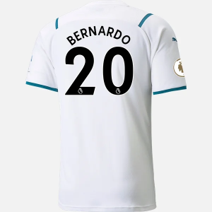 Koszulka Manchester City Bernardo Silva 20 Precz 2021/22 – Krótki Rękaw