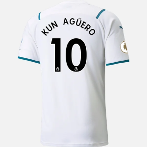 Koszulka Manchester City Sergio Agüero 10 Precz 2021/22 – Krótki Rękaw